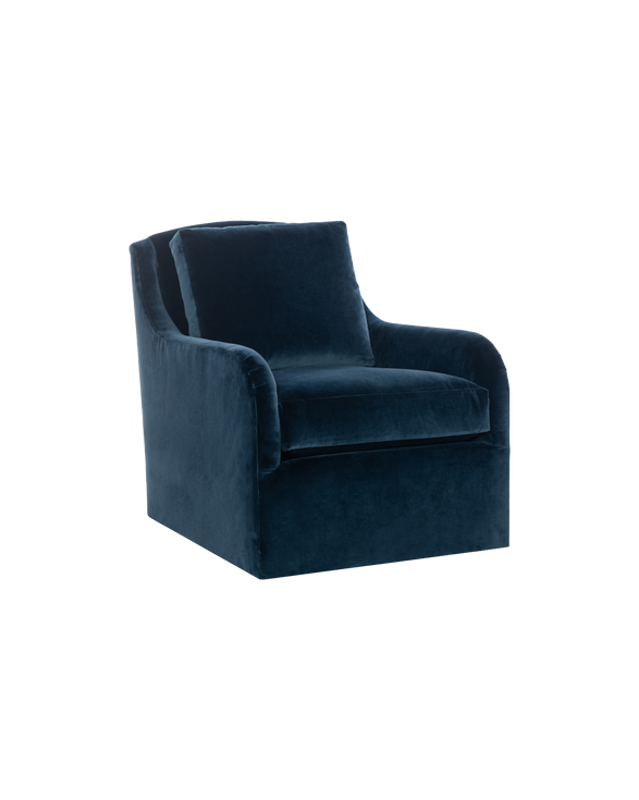 Lutz Skirted Swivel Glider