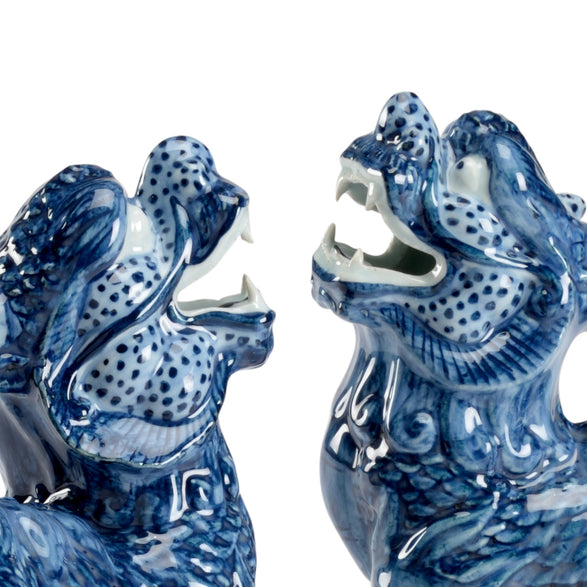Blue Foo Dogs