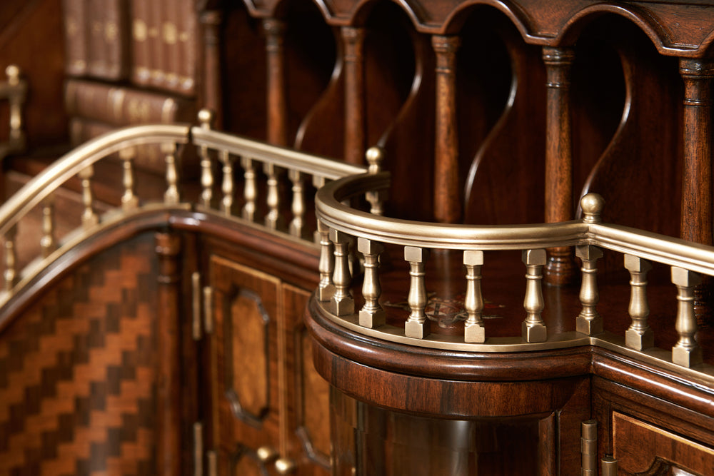 Grand Staircase Drop Front Bureaux Desk