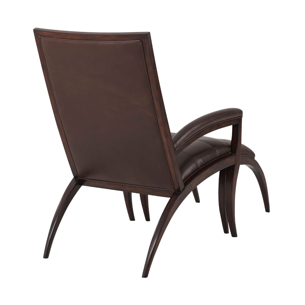 Arc Chair and Ottoman