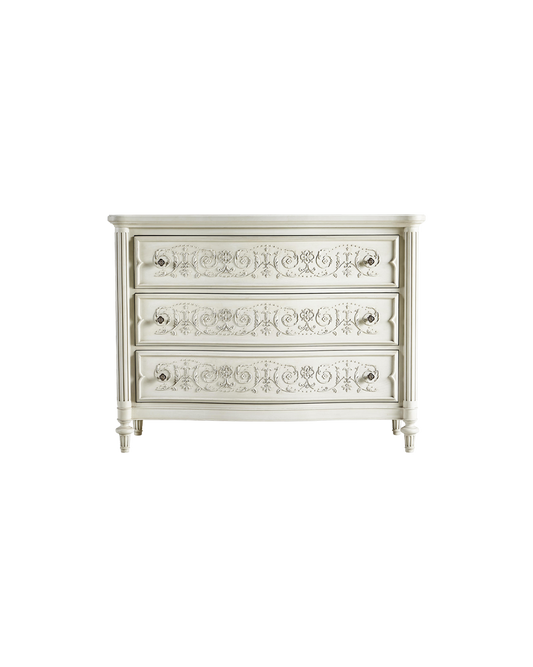 White Stratus Single Dresser