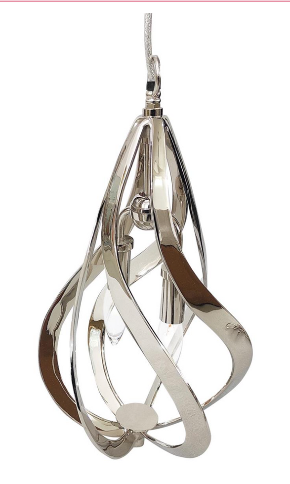 Brass Ribbons Pendant