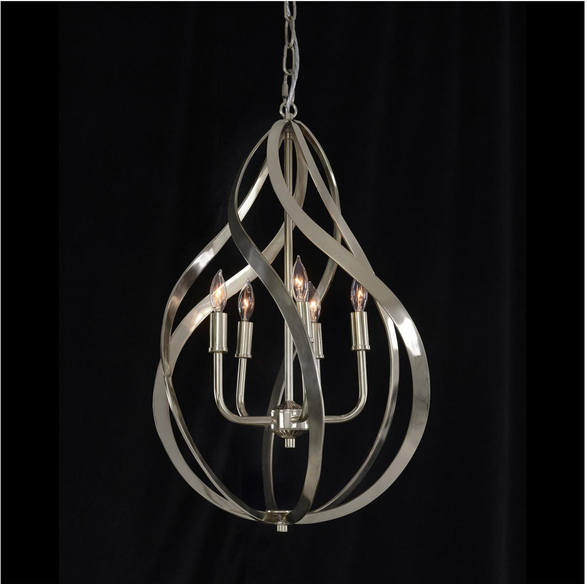 Brass Ribbons Pendant