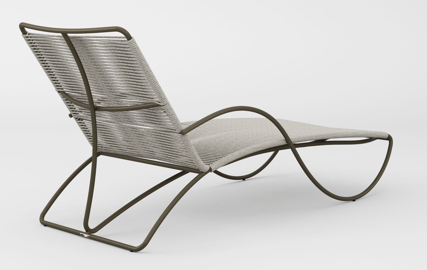 Walter Lamb Aluminum Contoured Chaise