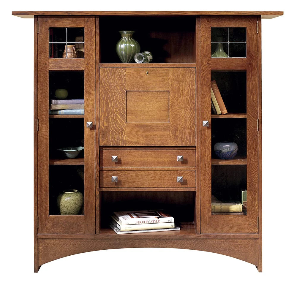 Ellis Fall-Front Bookcase