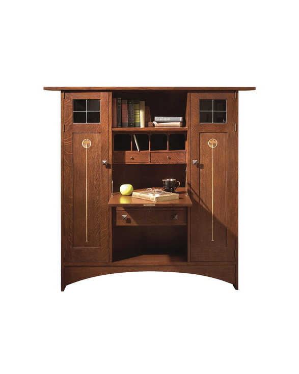 Ellis Fall-Front Bookcase